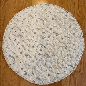 Pehr ocean reversible round baby mat